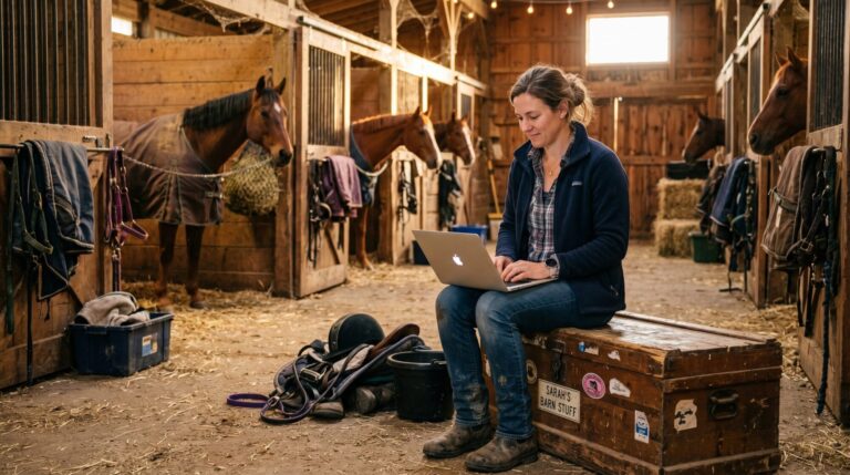 How I&rsquo;m Using AI to Make Extra Money as a Barn Mom (Without Working More Hours)
